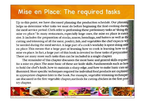 Week 4 Basic Cooking Principle & Mise En Place