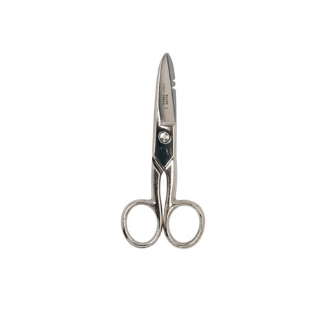 Electrician's Scissors, Nickel Plated - 2100-7 | Klein Tools - For Professionals since 1857