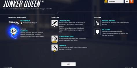 Overwatch 2: Junker Queen Guide (Tips, Abilities, And More)