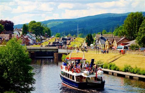 Fort Augustus, a popular visitor site on southern tip of Loch Ness