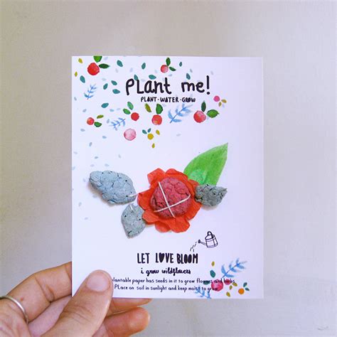 DIY Plantable Seed Paper Cards | Handmade Charlotte