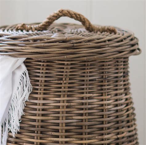 Rattan Laundry Basket - Primrose & Plum