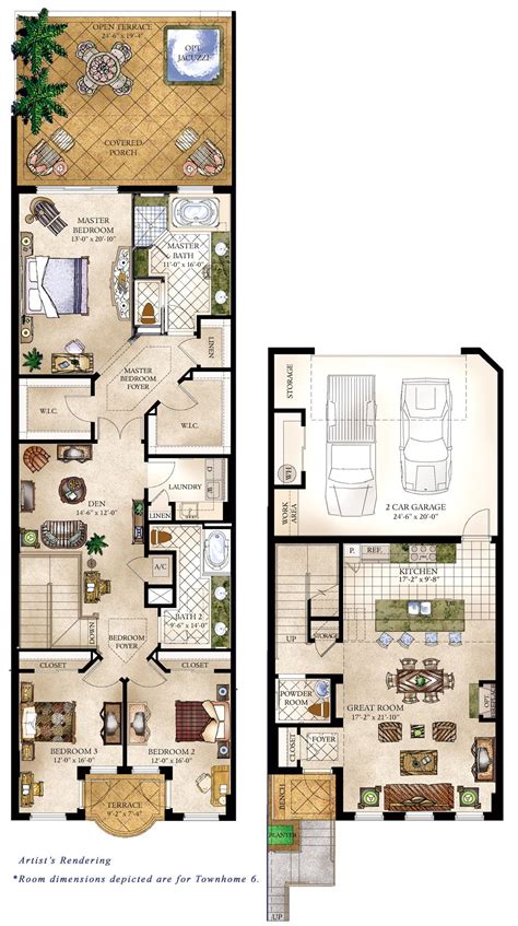 Townhouse Floor Plans - Scandinavian House Design