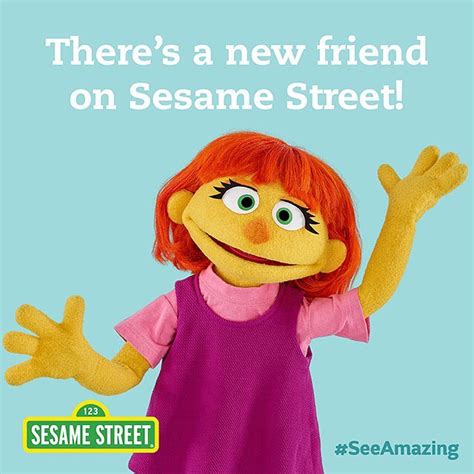 Sesame Street Introduces Julia, A Four-Year-Old Character With Autism