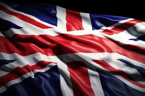 Premium AI Image | English United Kingdom flag