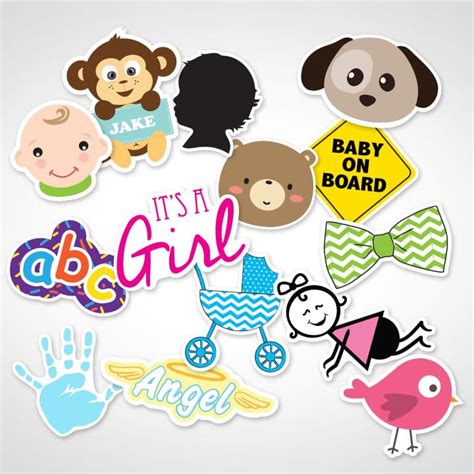 Custom Baby Stickers | Name, Date & More