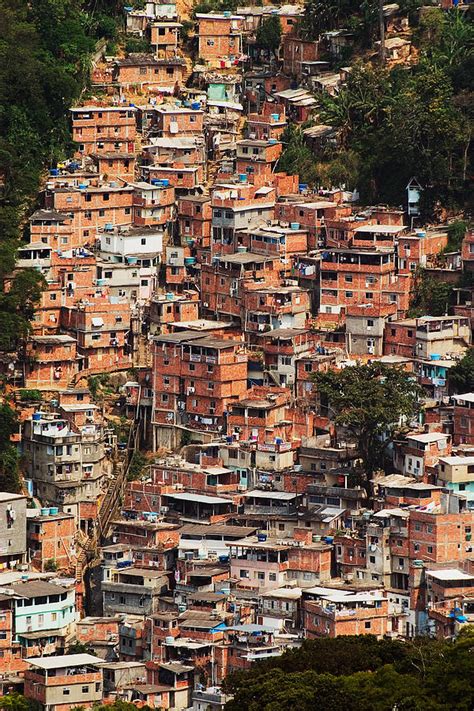 Shacks in the Favellas a poor neighborhood in Rio de Janeiro Photograph by David Davis - Fine ...