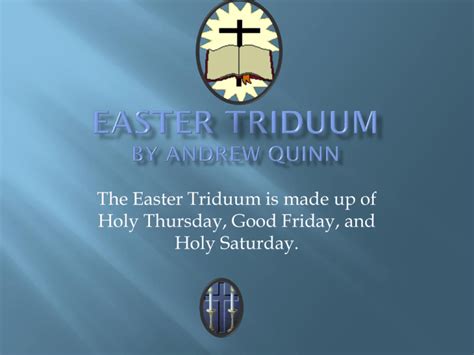 EASTER TRIDUUM