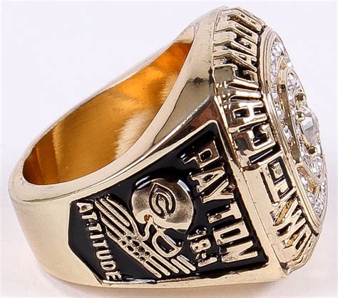 Walter Payton Chicago Bears High Quality Replica 1985 Super Bowl XX Championship Ring | Pristine ...