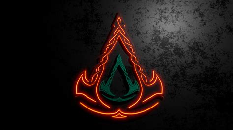 5120x2880 Resolution Assassins Creed Valhalla Cool Logo 5K Wallpaper ...