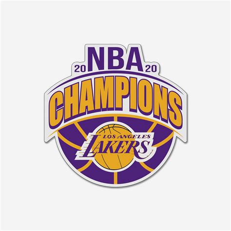 Los Angeles Lakers 2020 NBA Champions Magnet | Nba champions, Nba, Los ...