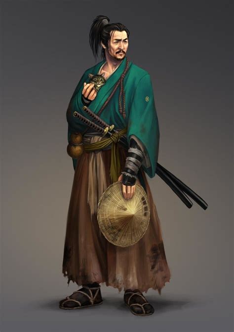 ArtStation - Ronin, Albert Cordero | Samurai art, Samurai artwork, Concept art characters