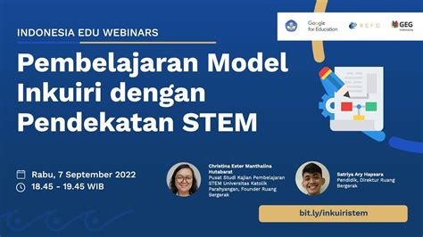 Pembelajaran Model Inkuiri dengan Pendekatan STEM - YouTube