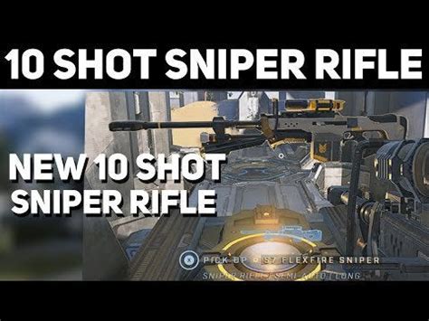 Halo Infinite New "Flexfire" Sniper (10 Shot Sniper Rifle Increased ...