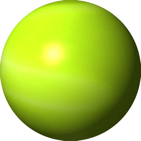 Lime Green Sphere (1) by clipartcotttage on DeviantArt