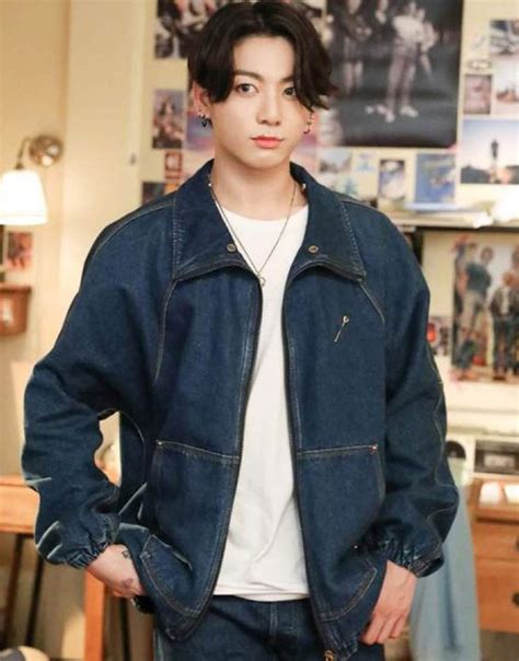 BTS Dynamite Jungkook Denim Jacket | ujackets.com