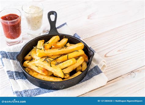 French fries with sauce stock photo. Image of french - 121380658