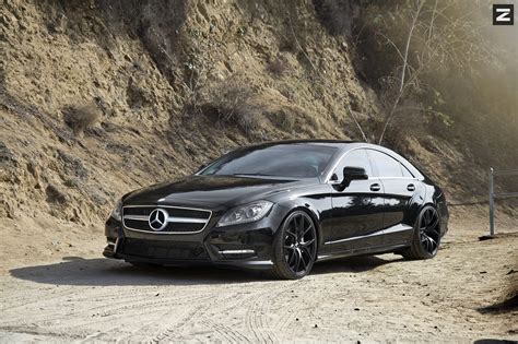 Elegant Beast: Black Mercedes CLS — CARiD.com Gallery