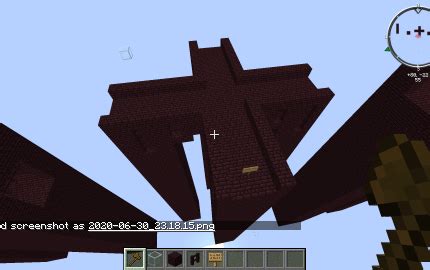 Default Nether Fortress Open Air Bridge Intersection, creation #14759