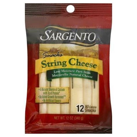 Sargento Snacks Mozzarella String Cheese Sticks - Grocery Heart