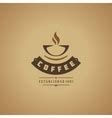 Coffee Shop Logo Design Element Royalty Free Vector Image