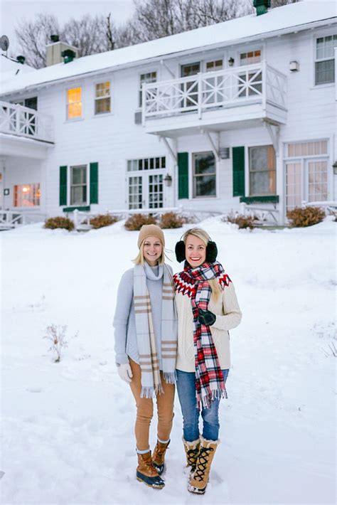 Winter at Manoir Hovey in Quebec, Canada is pure magic | Fall winter outfits, Winter outfit ...