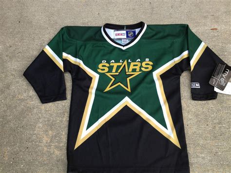 NHL Dallas Stars Replica CCM Youth Child 4-7 Yrs Hockey Jersey ...