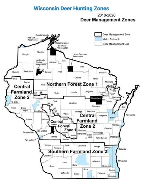 Wisconsin Hunting Zones 2024 Pdf - Shawn Dolorita