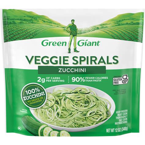 Green Giant Veggie Spirals Zucchini, 12 oz (Frozen) - Walmart.com