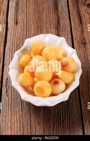 Parisienne Potatoes, Parisian Potatoes Stock Photo - Alamy