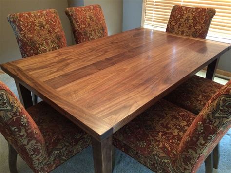 Beautiful Handcrafted Black Walnut Dining Table