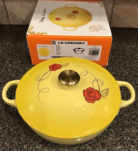 Le Creuset Disney Beauty and the Beast Limited Edition Soup Pot Soleil ...