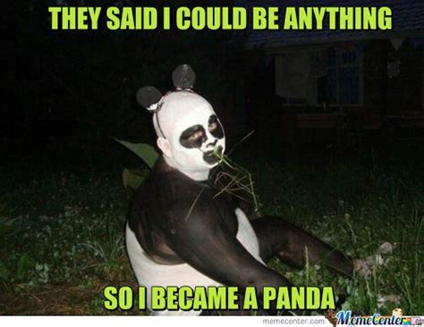 Became A Panda Meme | Slapcaption.com | LOL | Pinterest | Meme and Pandas