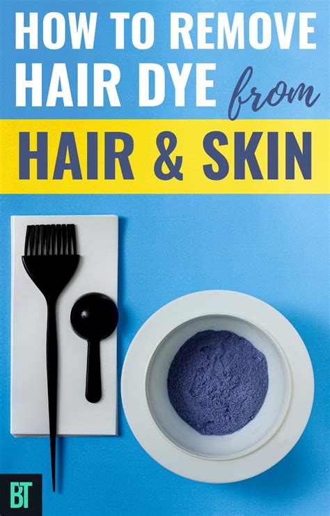 How to Remove Hair Dye from Hair, Skin, Hands & Nails