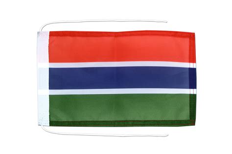 Gambia - Flag with ropes 8x12" - MaxFlags - Royal-Flags