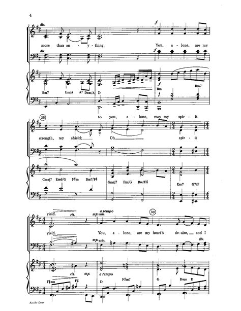 As the Deer (SATB ) arr. John Wilson| J.W. Pepper Sheet Music