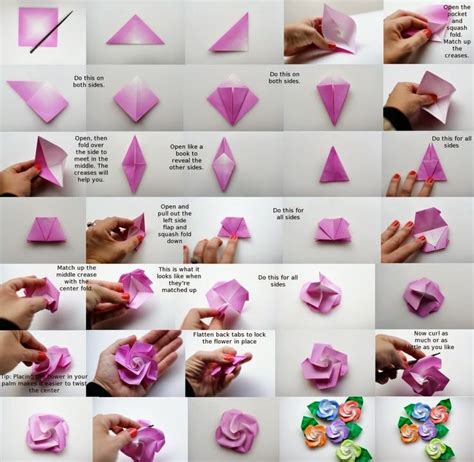 kawasaki rose origami instructions ~ 3d origami for kids