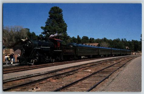 Williams, AZ - Grand Canyon Railway #18 Loco - Train - Vintage Postcard ...