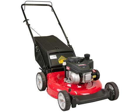 Yard Machines 21-inch Powermore Gas 2-in-1 Push Lawn Mower with Rear Bag | The Home Depot Canada