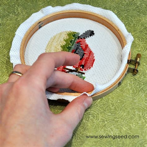 Sewingseed: Framing your needlework in a hoop