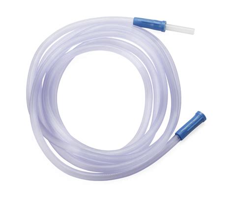 Suction Connecting Tubing Ribbed Connector 1/4″x144″ Length Sterile ...