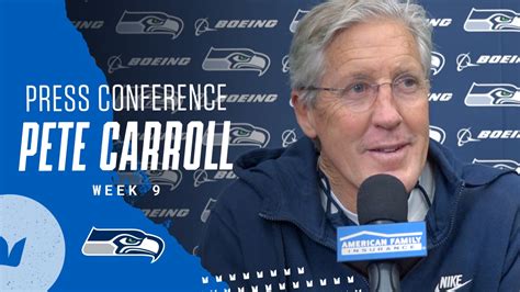 Pete Carroll 2020 Week 9 Wednesday Press Conference