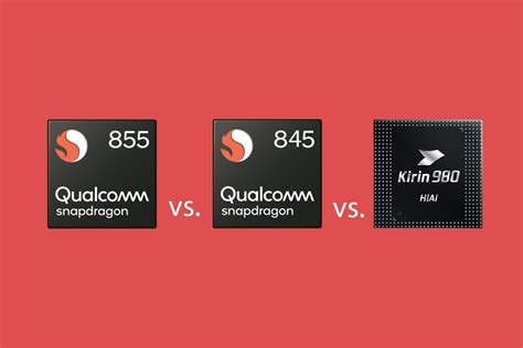 Qualcomm Snapdragon 855 vs Snapdragon 845 vs Kirin 980 Benchmarks