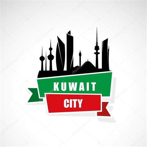 Kuwait City skyline — Stock Vector © I.Petrovic #46232229