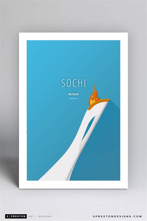 Minimalist Olympic Cauldron series on Behance