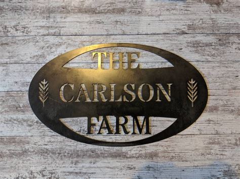 Farm Sign Personalized Family Name Sign Wedding Gift - Etsy