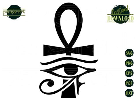 Eye of Horus SVG Ankh Cross SVG Egyptian Symbol SVG | Etsy Horus Tattoo, Ankh Tattoo, Eye Of Ra ...