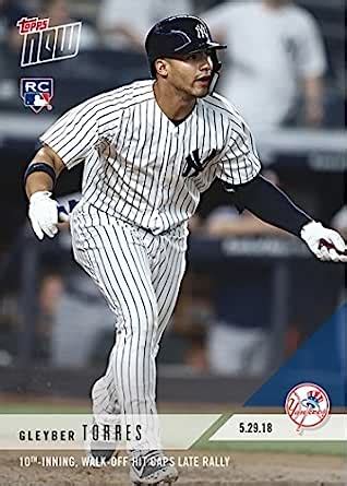 Amazon.com: 2018 Topps Now Baseball #263 Gleyber Torres Rookie Card ...