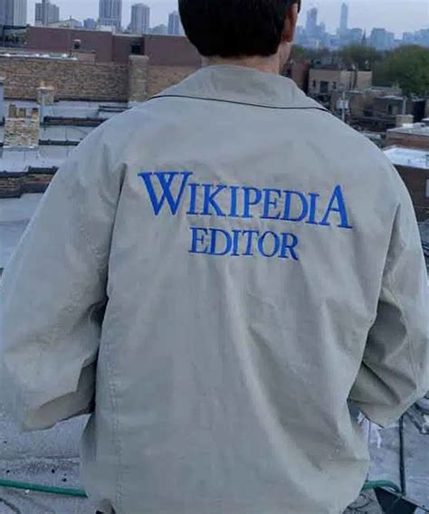 Wikipedia Editor Jacket | Wikipedia Grey Bomber Jacket