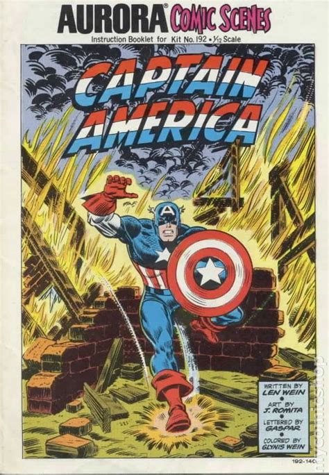 Aurora Comic Scenes Captain America (1975) comic books